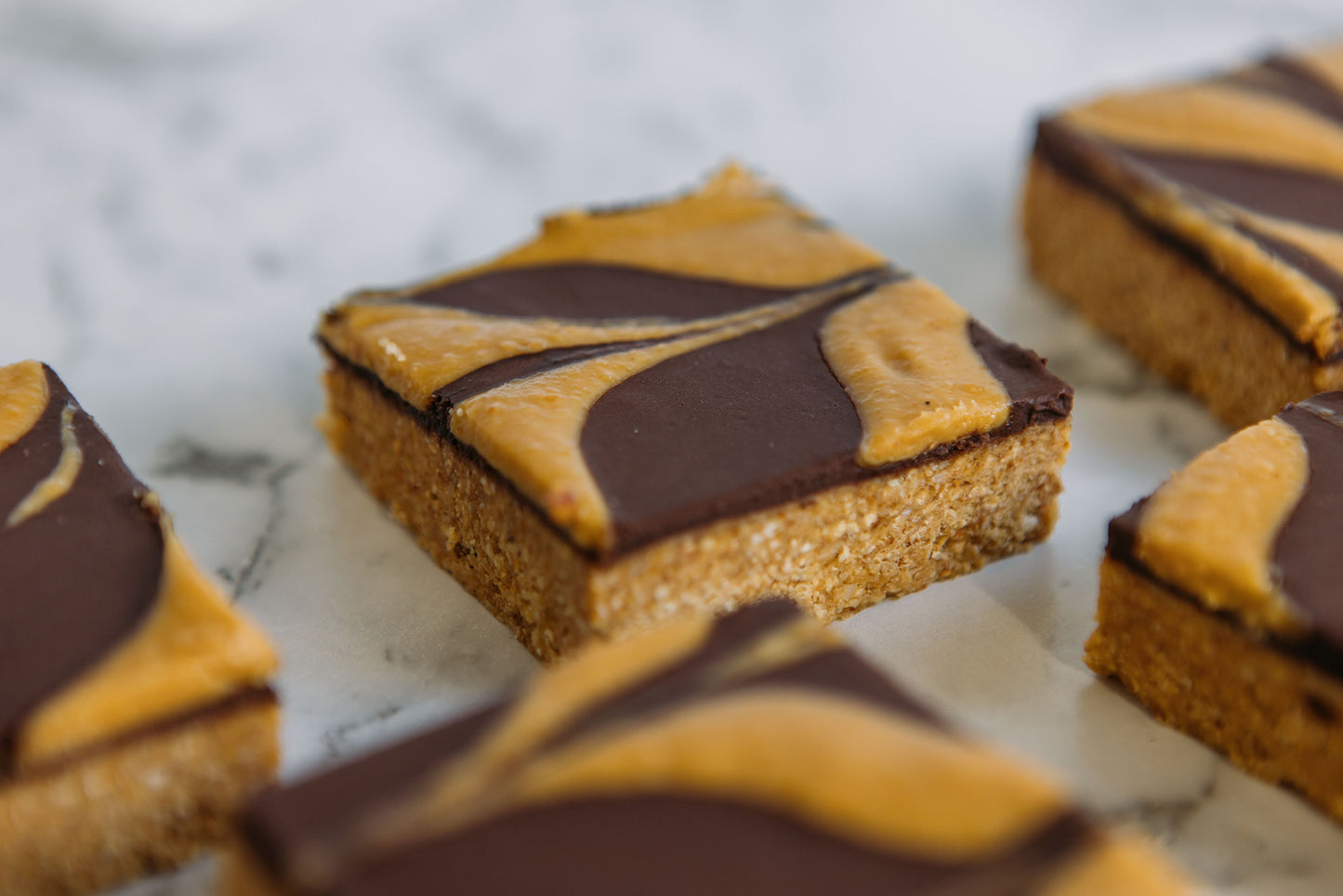 Peanut Butter Grain Free Slice (SL, GF, DF, K, V, Low Carb)